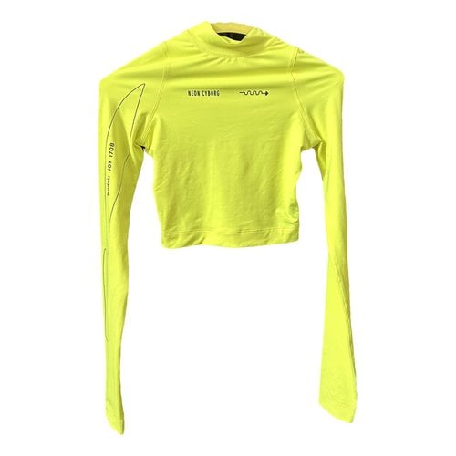 Pre-owned Ttswtrs Top In Yellow
