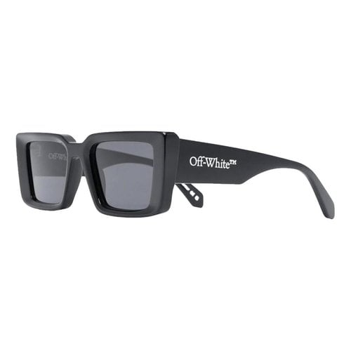 Pre-owned Off-white Oversized Sunglasses In Black