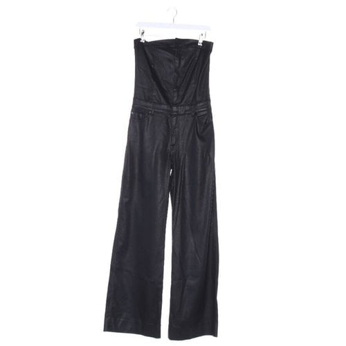 Pre-owned 7 For All Mankind Jumpsuit In Black