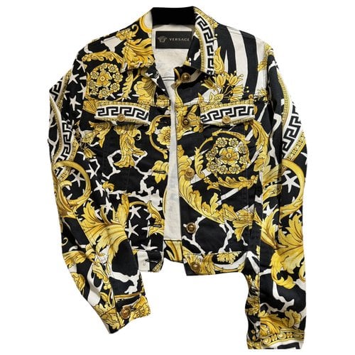 Pre-owned Versace Jacket In Gold
