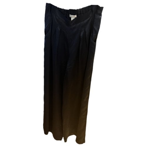 Pre-owned Eres Silk Large Pants In Black