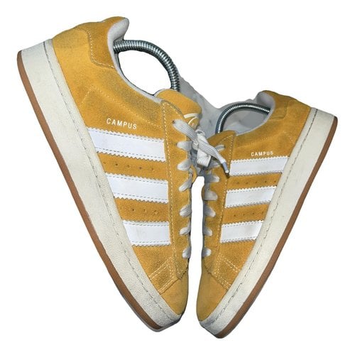 Pre-owned Adidas Originals Trainers In Yellow