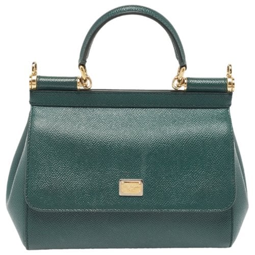 Pre-owned Dolce & Gabbana Leather Bag In Green