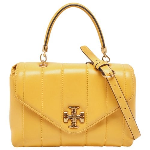 Pre-owned Tory Burch Leather Bag In Yellow