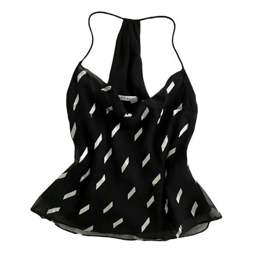 Pre-owned Alice And Olivia Silk Camisole In Black