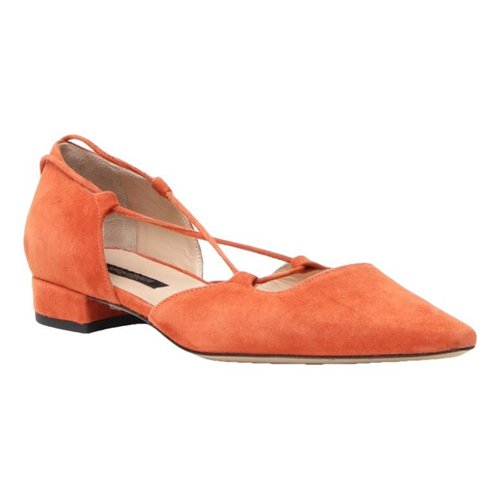 Pre-owned Marina Rinaldi Sandals In Orange