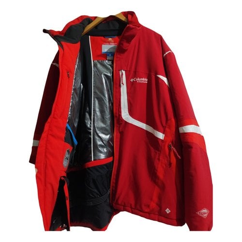 Pre-owned Columbia Vest In Red