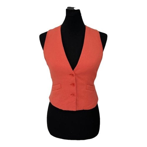 Pre-owned Emporio Armani Wool Vest In Pink