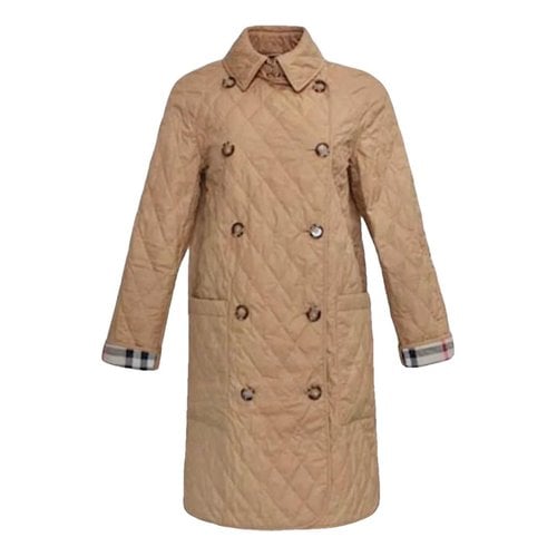 Pre-owned Burberry Parka In Camel