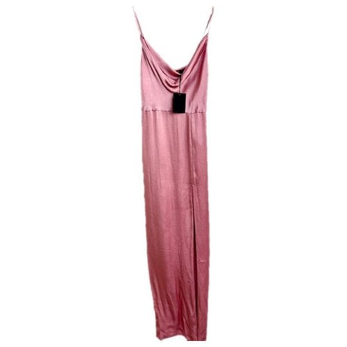 Pre-owned Nbd Maxi Dress In Pink
