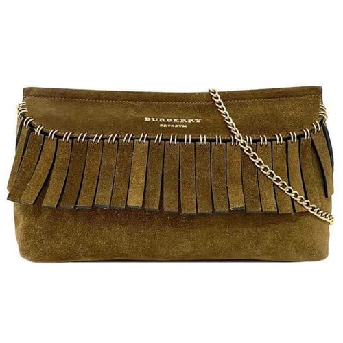 Pre-owned Burberry Clutch Bag In Brown