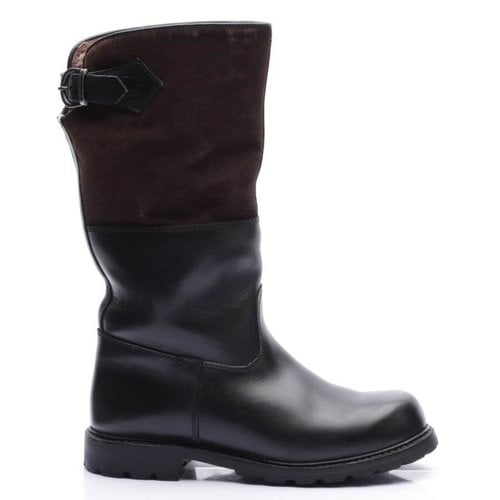 Pre-owned Ludwig Reiter Leather Boots In Black
