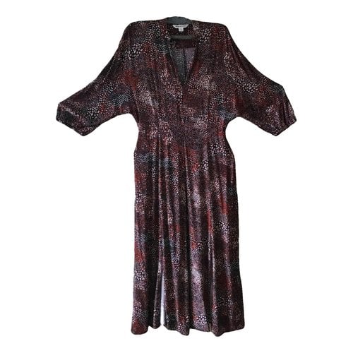 Pre-owned Whistles Mid-length Dress In Brown