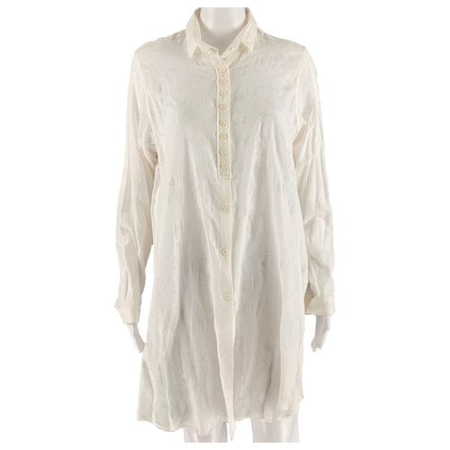 Pre-owned Ann Demeulemeester Top In White