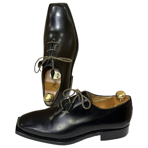 Pre-owned Harris Leather Lace Ups In Black
