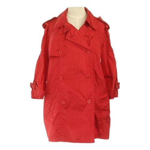 Pre-owned Louis Vuitton Coat In Red