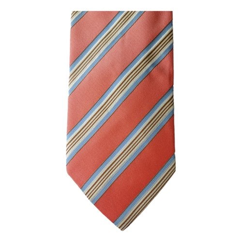 Pre-owned Les Copains Silk Tie In Multicolour