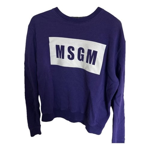Pre-owned Msgm Top In Purple