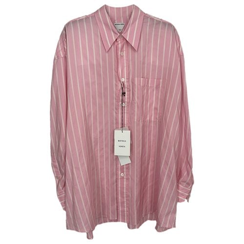 Pre-owned Bottega Veneta Silk Shirt In Pink