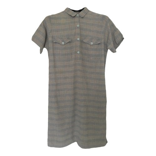 Pre-owned Rodier Mid-length Dress In Grey