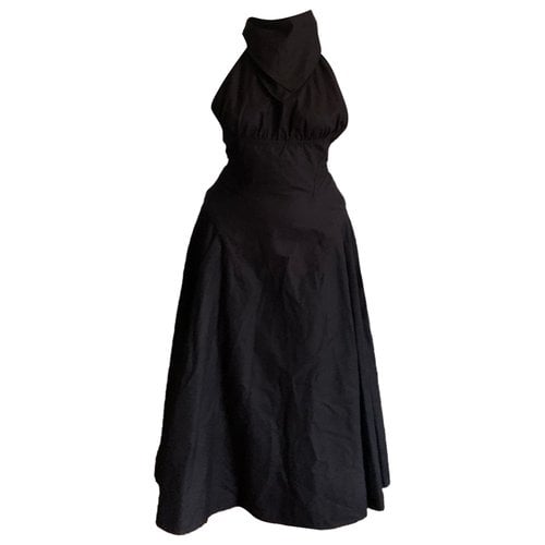 Pre-owned Bottega Veneta Maxi Dress In Black