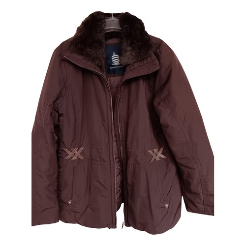 Pre-owned Marina Yachting Puffer In Brown