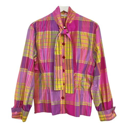 Pre-owned Celine Silk Shirt In Multicolour