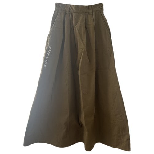 Pre-owned Dickies Mid-length Skirt In Beige