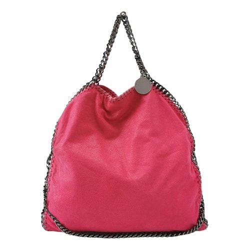 Pre-owned Stella Mccartney Falabella Leather Handbag In Pink