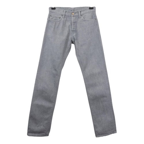 Pre-owned Carhartt Straight Jeans In Grey
