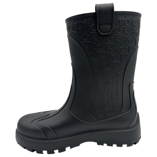 Pre-owned Dior Boots In Black