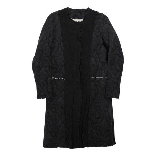 Pre-owned Uma Wang Coat In Black