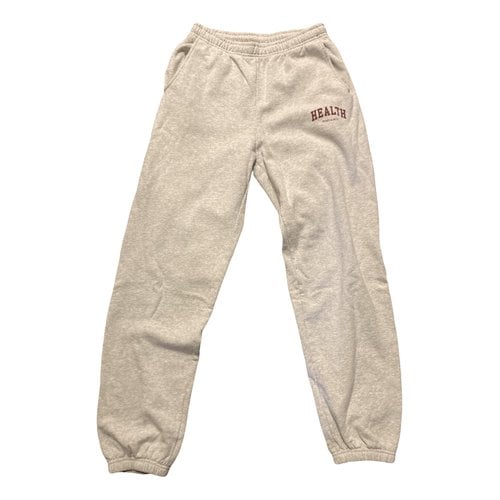 Pre-owned Sporty And Rich Straight Pants In Grey