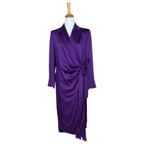 Pre-owned Marina Rinaldi Mid-length Dress In Purple