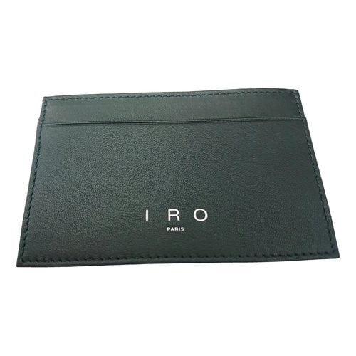 Pre-owned Iro Vegan Leather Small Bag In Black