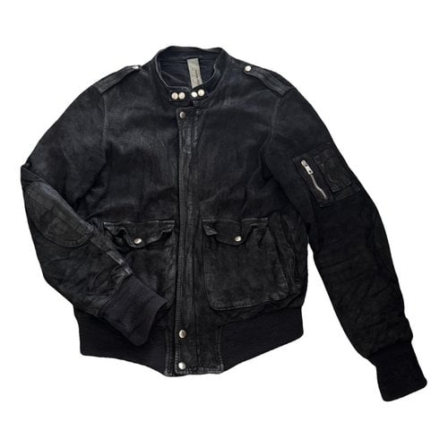 Pre-owned Giorgio Brato Leather Vest In Black