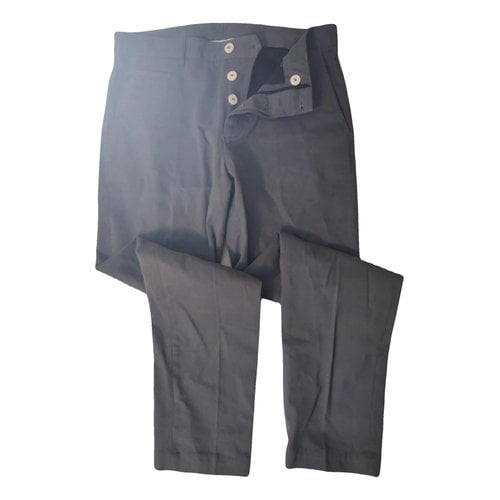 Pre-owned Bonsai Trousers In Grey