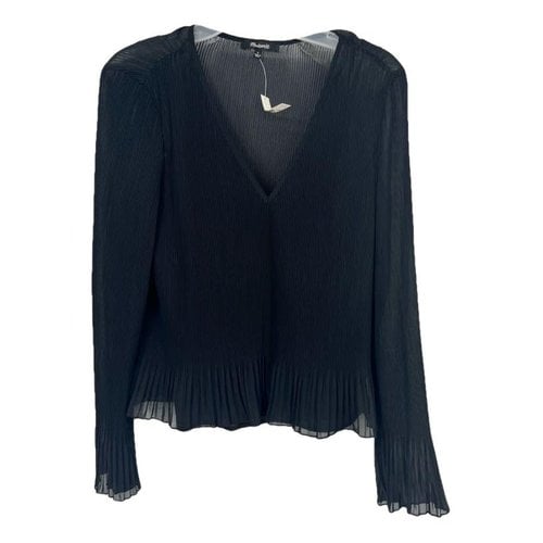 Pre-owned Madewell Blouse In Black