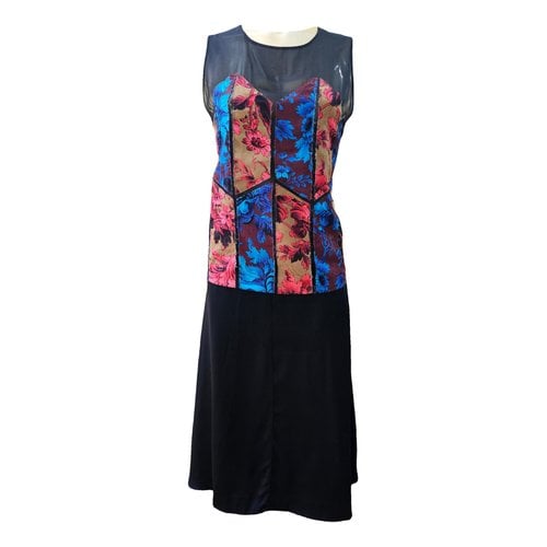 Pre-owned Paul Smith Silk Mid-length Dress In Multicolour