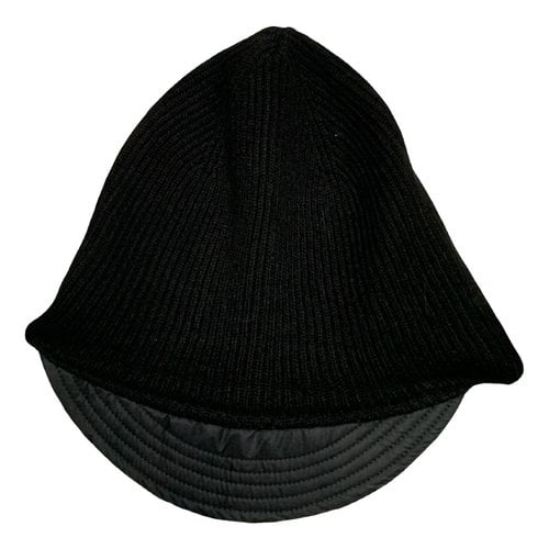 Pre-owned Prada Cashmere Hat In Black