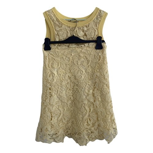 Pre-owned Ermanno Scervino Dress In Yellow