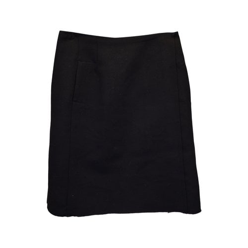 Pre-owned Nina Ricci Wool Mini Skirt In Black