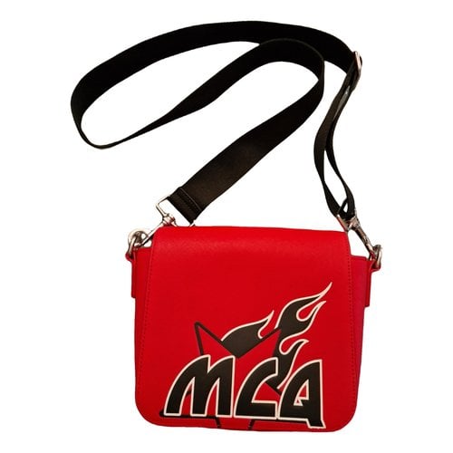 Pre-owned Mcq By Alexander Mcqueen Leather Crossbody Bag In Red