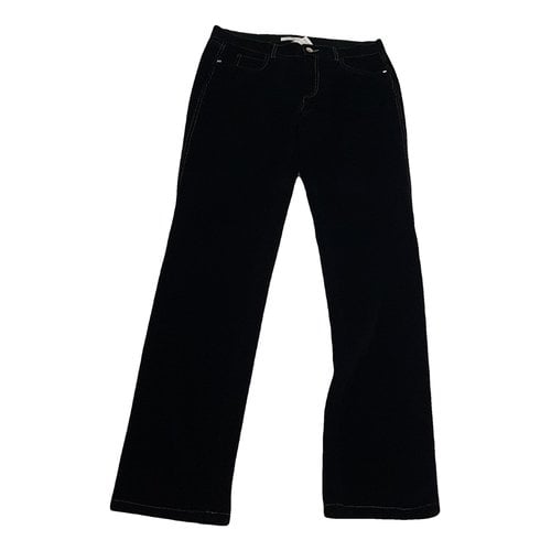 Pre-owned Marella Trousers In Black