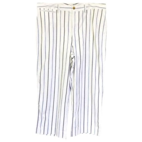 Pre-owned Madewell Trousers In White