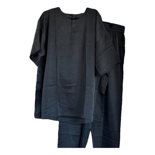 Pre-owned Lunya Silk Shirt In Black