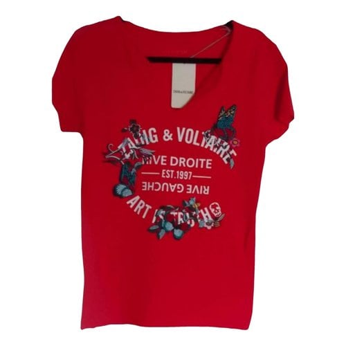 Pre-owned Zadig & Voltaire T-shirt In Red