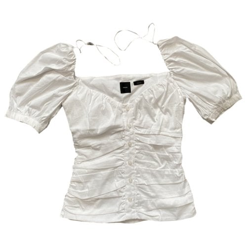 Pre-owned Pinko Shirt In White