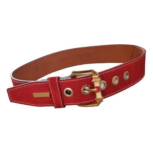Pre-owned Dsquared2 Belt In Red