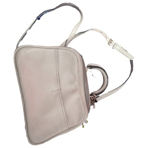 Pre-owned Valextra Leather Handbag In Beige
